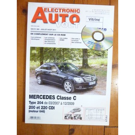 Classe C 07-09 Revue Technique Electronic Auto Volt Mercedes