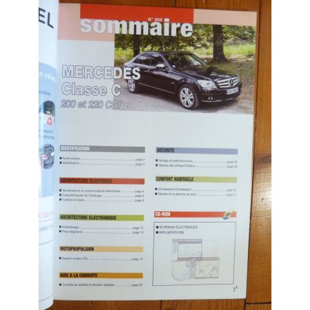 Classe C 07-09 Revue Technique Electronic Auto Volt Mercedes