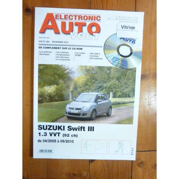 Swift III 05-10 Revue Technique Electronic Auto Volt Suzuki