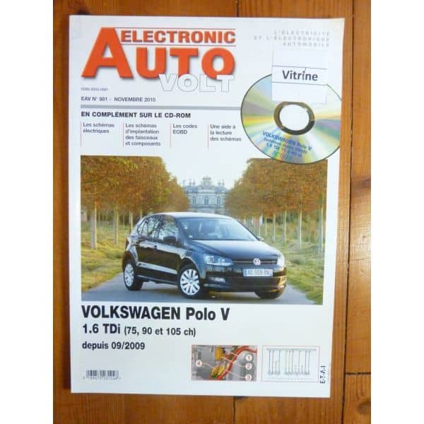 Polo V TDI 09- Revue Technique Electronic Auto Volt Volkswagen