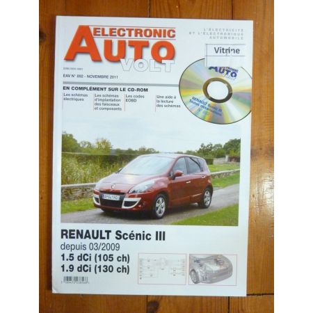 Scenic III 09- Revue Technique Electronic Auto Volt Renault