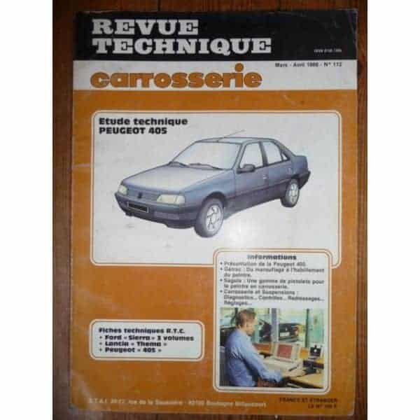 405 Revue Technique Carrosserie Peugeot
