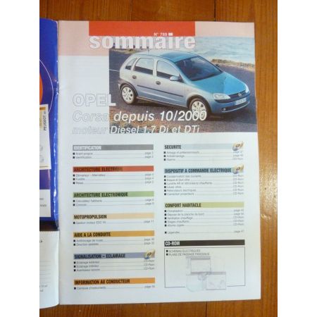 Corsa 1.7DTi 00- Revue Technique Electronic Auto Volt Opel