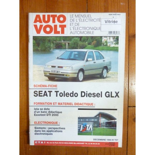Toledo D GLX Revue Technique Electronic Auto Volt Seat