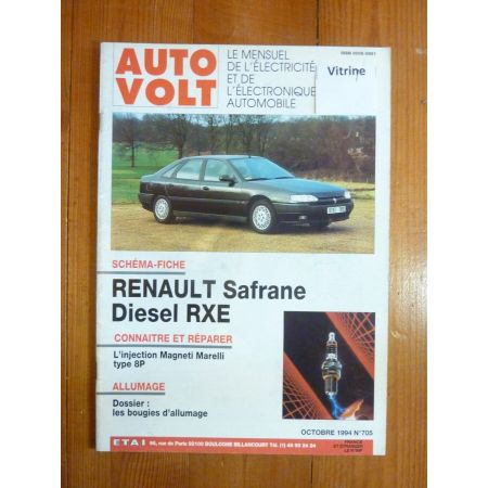 Safrane D RXE Revue Technique Electronic Auto Volt Renault