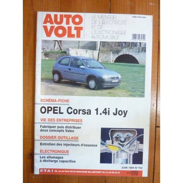Corsa JOY Revue Technique Electronic Auto Volt Opel