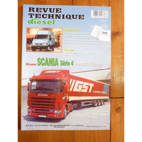 Série 4 14l Revue Technique PL Scania