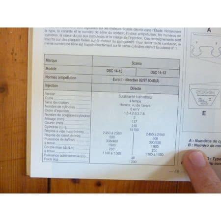 Série 4 14l Revue Technique PL Scania
