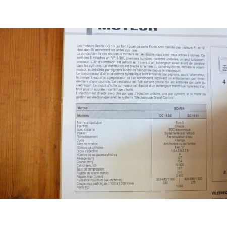 Série 4 16l Revue Technique PL Scania