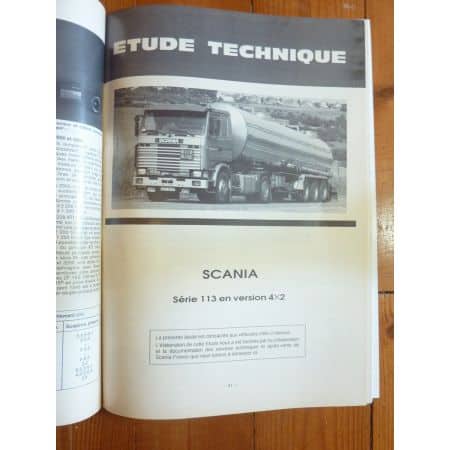 RTD0162D Revue technique Poids-Lourds SCANIA Série 113 en 4x2