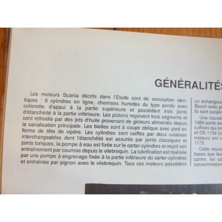 RTD0162D Revue technique Poids-Lourds SCANIA Série 113 en 4x2