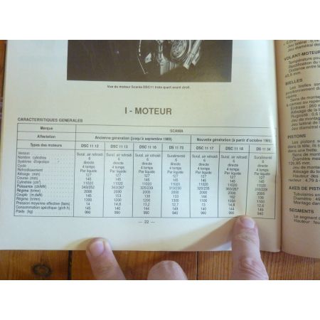 RTD0162D Revue technique Poids-Lourds SCANIA Série 113 en 4x2