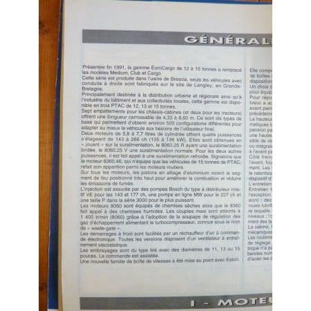 Eurocargo 12-15 tonnes Revue Technique PL Iveco