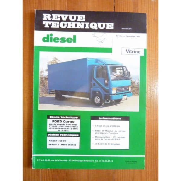 CARGO 87- Revue Technique PL Ford