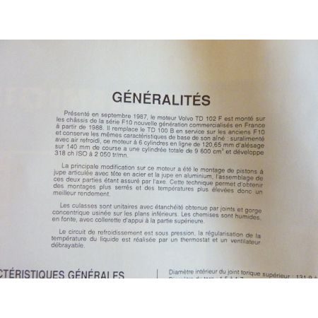 F10 FL10 88- Revue Technique PL Volvo
