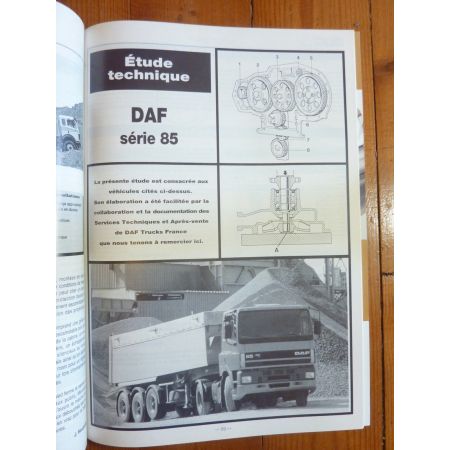 RTD0185D Revue technique Poids-Lourds DAF Série 85