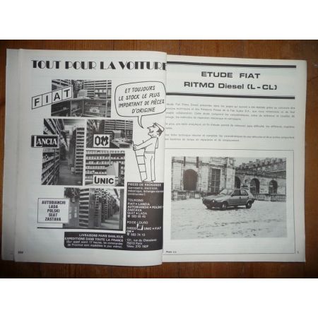 RITMO D Revue Technique Fiat