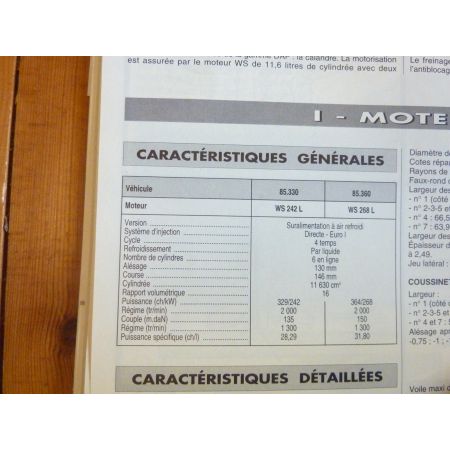 RTD0185D Revue technique Poids-Lourds DAF Série 85