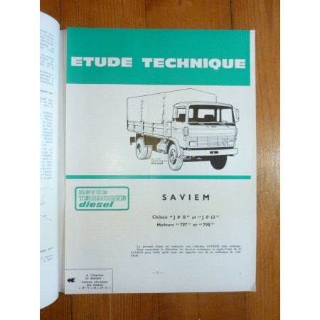 JP11 JP13 Revue Technique PL Man Saviem Renault