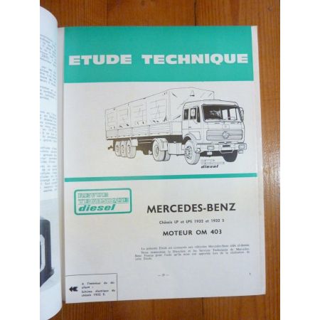 LP LPS 1932 Revue Technique PL Mercedes