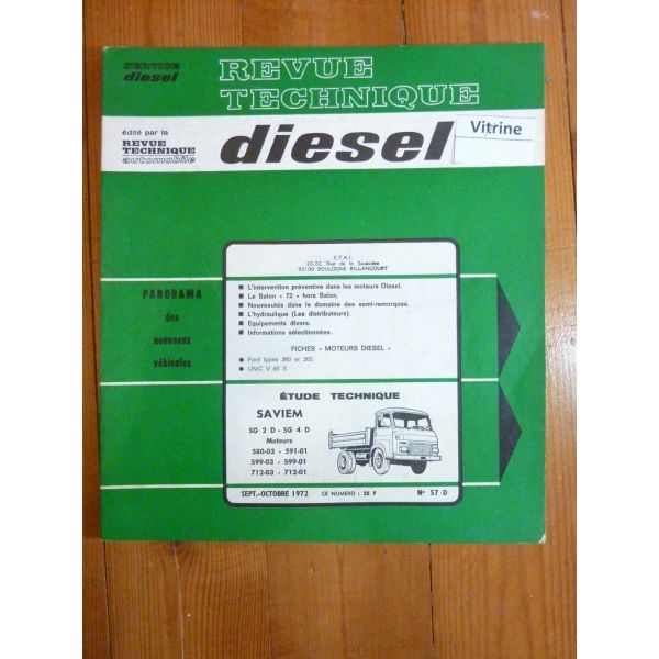 SG2D SG4D Revue Technique Saviem Man Renault