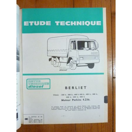 Serie K Revue Technique PL Berliet
