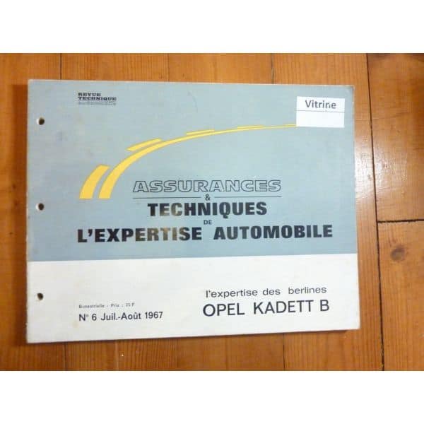 Kadett B Revue Auto Expertise Opel