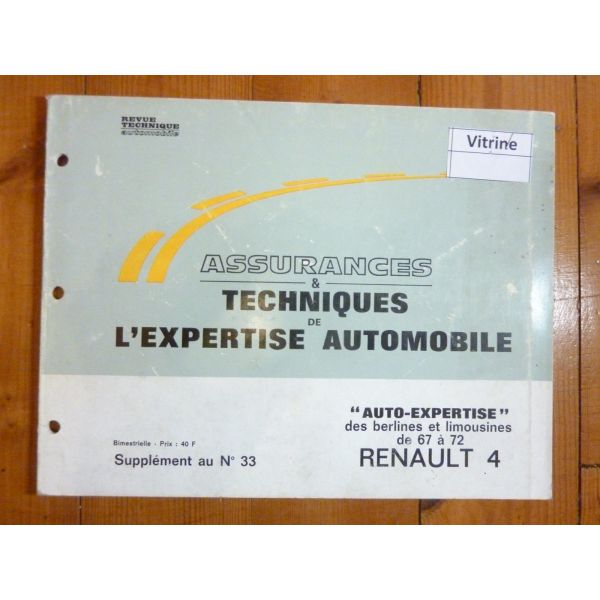 R4 67-72 Revue Auto Expertise Renault
