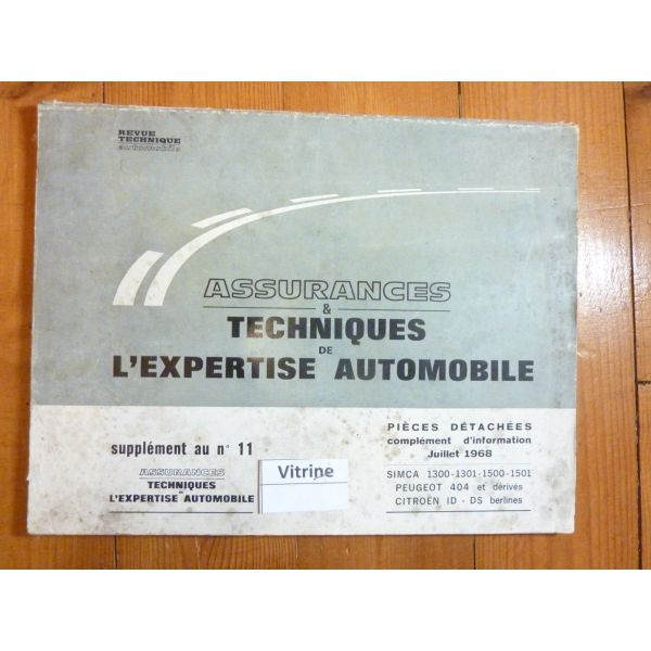 ID DS 404 1300 1500 Revue Auto Expertise Citroen