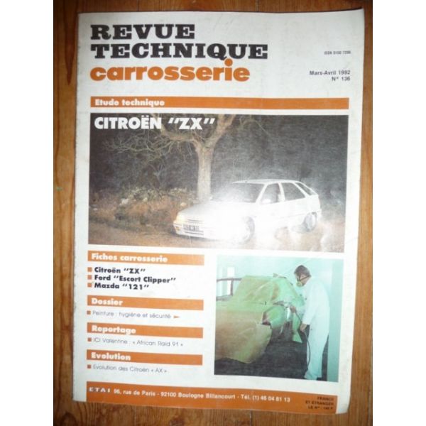 ZX Revue Technique Carrosserie Citroen