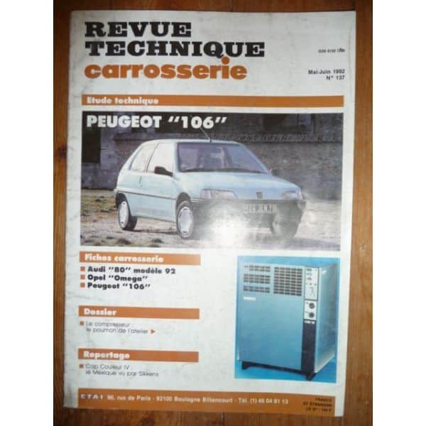 106 Revue Technique Carrosserie Peugeot