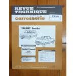 Samba Revue Technique Carrosserie Talbot Simca