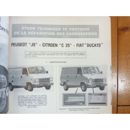 C25 J5 DUCATO Revue Technique Carrosserie Citroen Peugeot