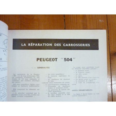 504 Revue Technique Carrosserie Peugeot