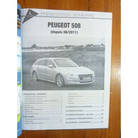 508 Revue Technique Carrosserie Peugeot