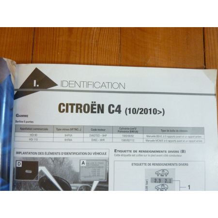 C4 1.6 HDi Revue Technique Carrosserie Citroen