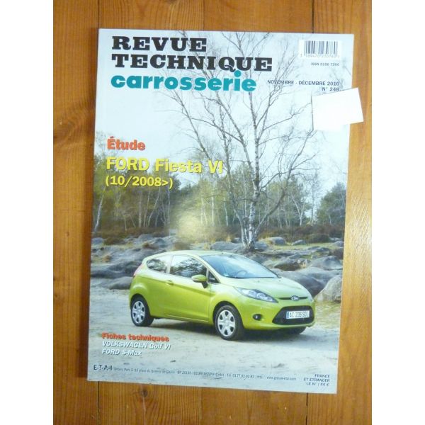 Fiesta VII Revue Technique Carrosserie Ford