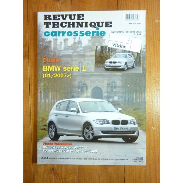 Serie 1 Revue Technique Carrosserie BMW