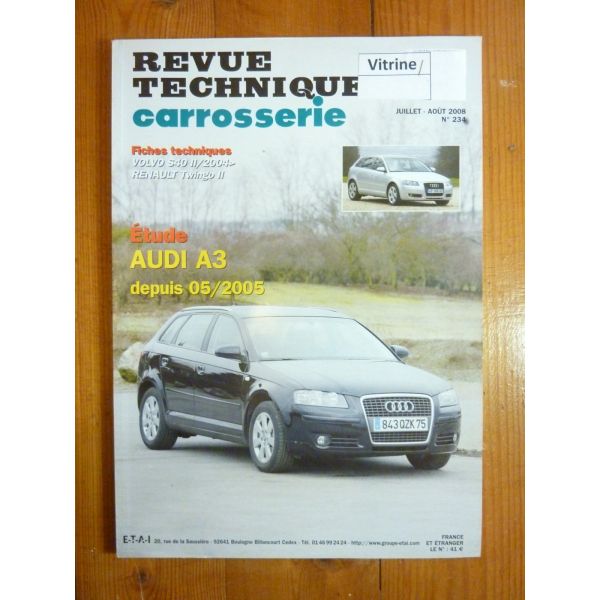 A3 05- Revue Technique Carrosserie Audi