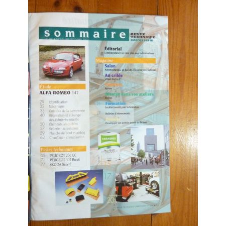 147 Revue Technique Carrosserie Alfa Romeo