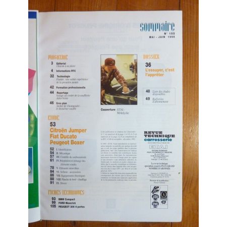 Jumper Ducato Boxer Revue Technique Carrosserie Citroen et Fiat et Peugeot