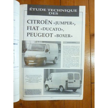 Jumper Ducato Boxer Revue Technique Carrosserie Citroen et Fiat et Peugeot