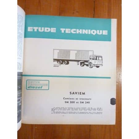 SM200 SM240 Revue Technique PL Man Saviem Renault
