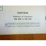 SM200 SM240 Revue Technique PL Man Saviem Renault