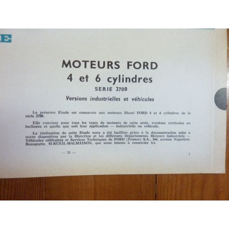 Série 2700 Revue Technique PL Ford