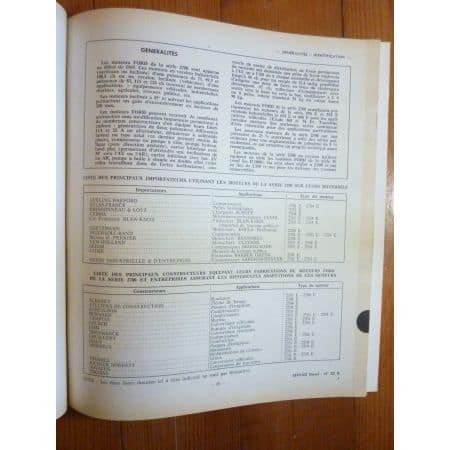 Série 2700 Revue Technique PL Ford