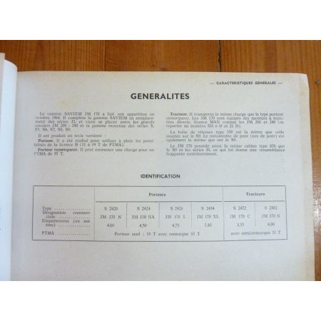 JM170 Revue Technique PL Man Saviem Renault