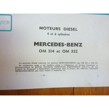 OM314 OM352 Revue Technique PL Mercedes