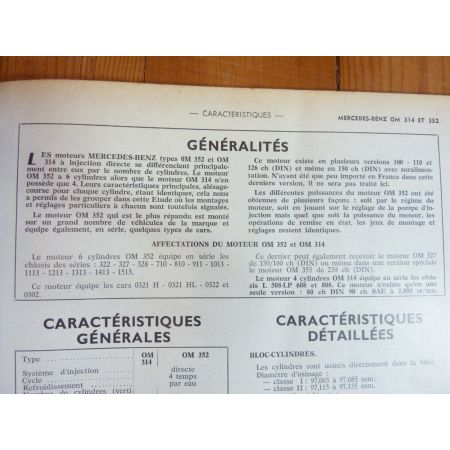 OM314 OM352 Revue Technique PL Mercedes