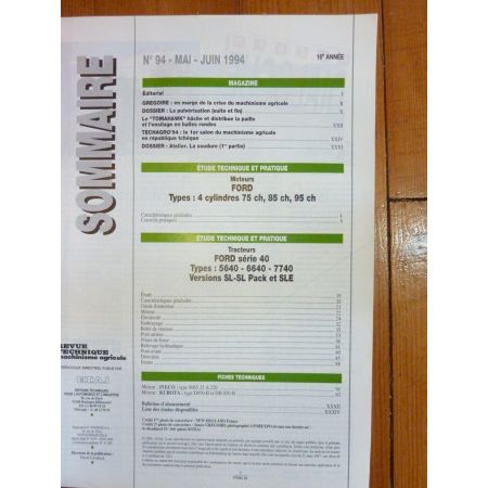 5640 6640 7740 Revue Technique Agricole Ford